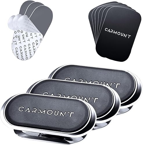 CARMOUNT Soporte para tablero de instrumentos F1 Soporte magnético para teléfono para automóvil, ultra fuerte 8 imanes N52, rotación de 360,