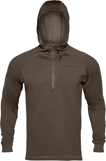 First Lite Mens ThermaGrid Grid Fleece Hoody