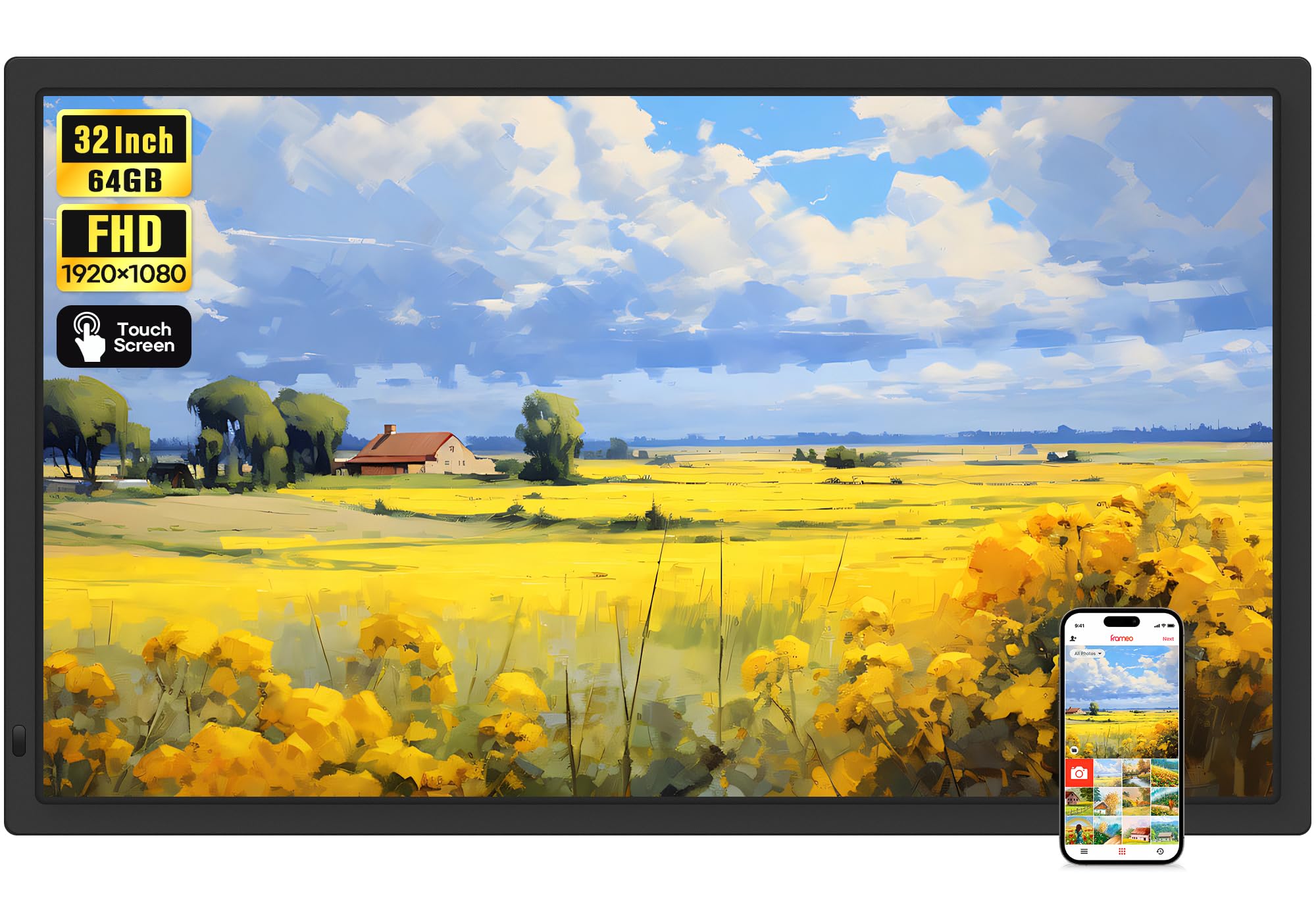 Frameo MaxAngel 32 Inch Digital Frame