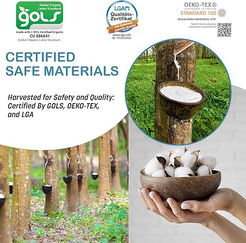 Miniatura 6 de Almohada Cuboide para dormir de lado (corta (12 x 12 pulgadas), baja (4 pulgadas), mediana