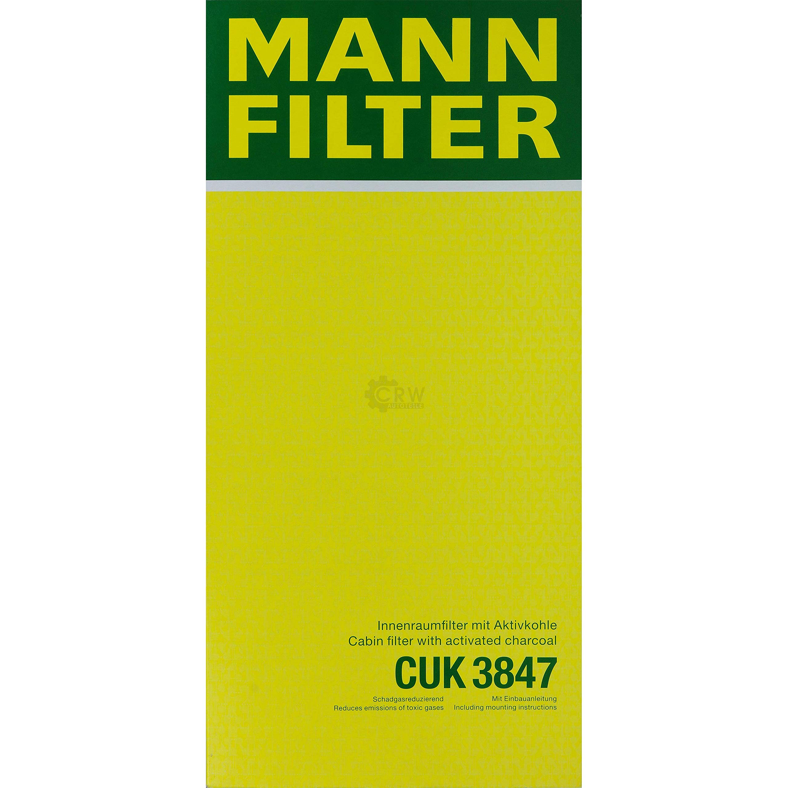 Paquete de inspección Kit de mantenimiento de filtros con filtro de aceite HU 711/51 x, filtro de aire C 35 160/1, filtro de combustible PU 1018 x, filtro de habitáculo CUK 3847, tornillo de