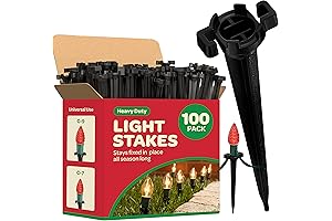 Plastic Light Stakes Outdoor Christmas Light Stakes for c7 c9 Christmas Lights Decorations