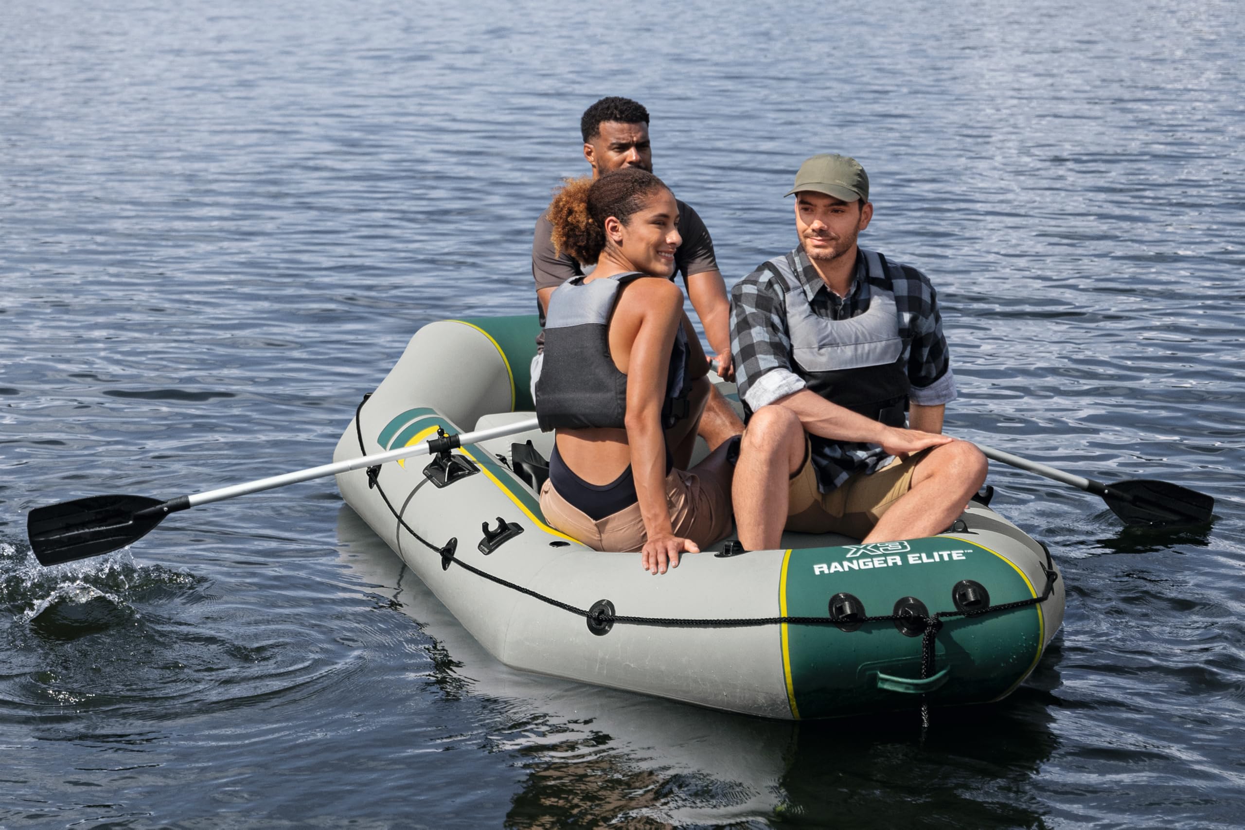 Bestway Hydro-Force Schlauchboot Komplett-Set Ranger Elite X3 295 x 130 x 46 cm