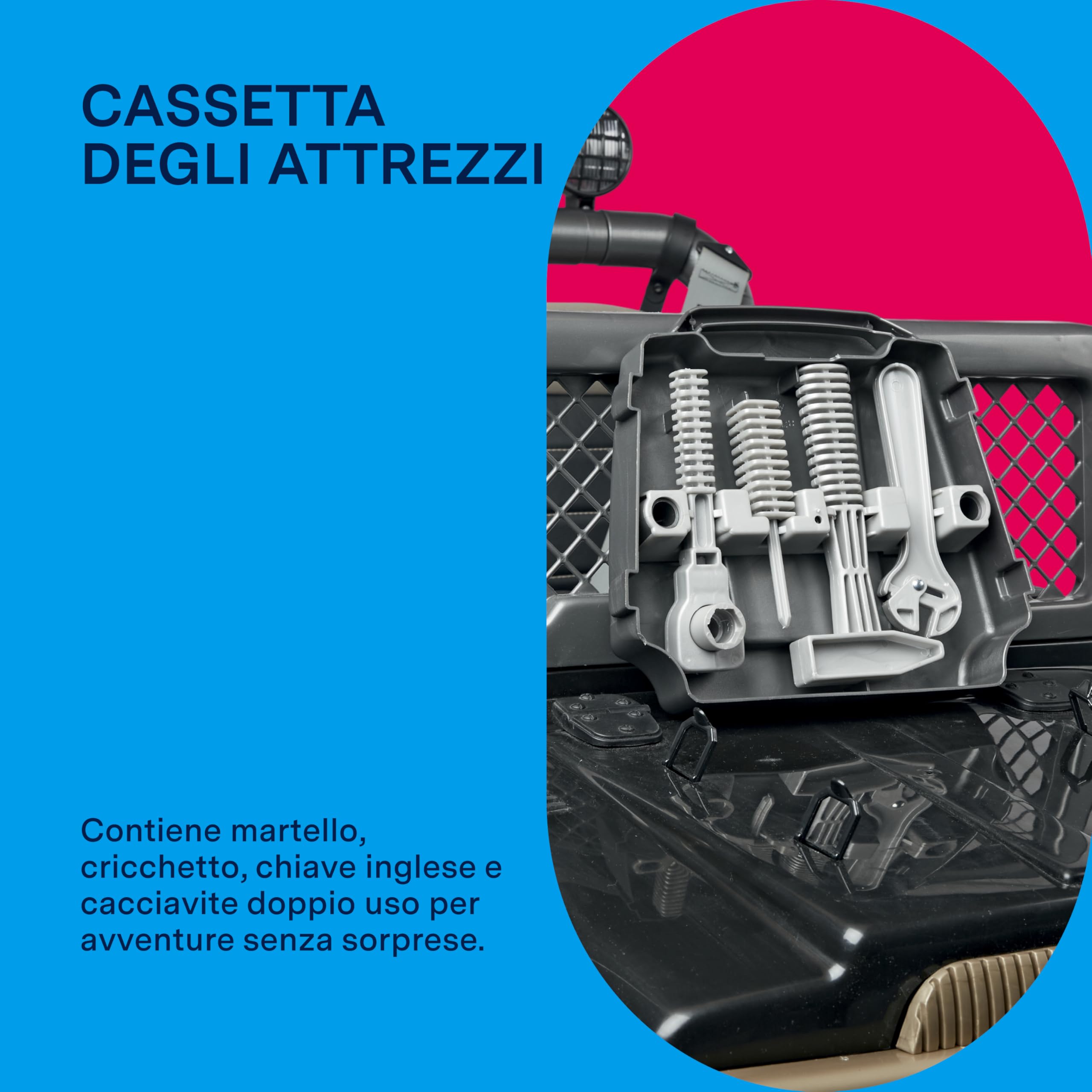 PEG Gaucho XP Fuoristrada Elettrico Cavalcabile per Bambini dai 3 Anni con Luci LED, Suoni, Radio FM e Batteria Ricaricabile 24V