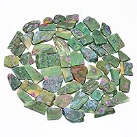 Vista 88 de Natural Yaxaite Raw Slice Gemstone- Healing Crystals for DIY Jewelry Making -Loose Natural Cabochon -Perfect for Crafting Unique Jewelry Designs