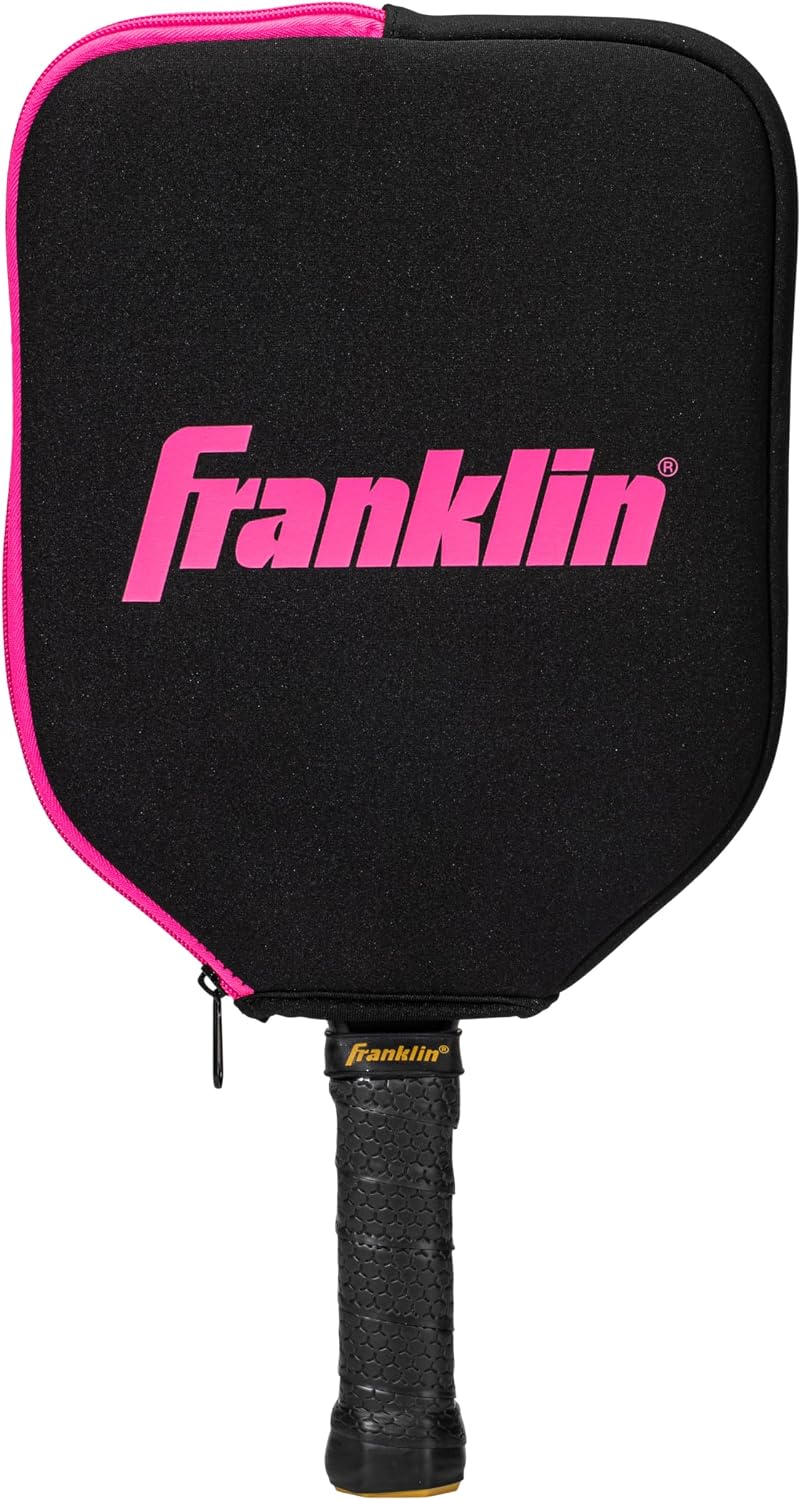 Franklin Sports Pickleball Paddle Cover - Protective Padded Cover with Fence Hook - Universal Size Paddle Case