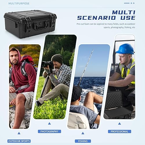 Miniatura 6 de TORIBIO Caja de almacenamiento de cómics graduada, funda rígida para cómics de grado CGC, funda de transporte resistente al agua con interior de