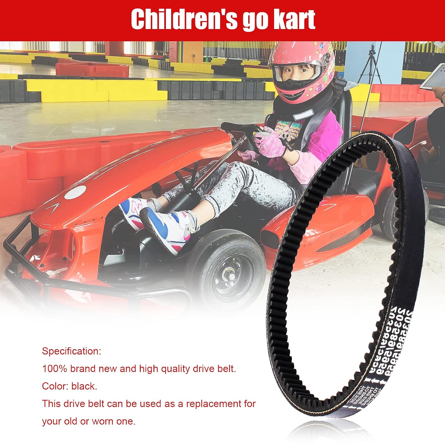 QAZAKY 3pc Drive Belt 30 Series Compatible with Manco 5959 Comet 203589 Hoffco 99470 TAV30 TAV2 Ken-Bar 300009 Carter Kartco Go Kart 5HP-6HP 7HP 128487 BB65395 255299 8487 Murray Baja Rotary