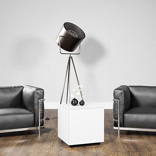 Miniatura 13 de SONOROUS Mesa de café Premium de vidrio templado - Modernas mesas de centro rectangulares con espejo para sala de estar - Diseño de mediados de