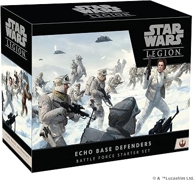 Star Wars Legion Echo Base Defenders BATTLE FORCE STARTER SET - Lead the Rebel Alliance! Tabletop Miniatures Strategy Game, Ages 14+, 2 Players, 3 Hour Playtime, Made by Atomic Mass Games
