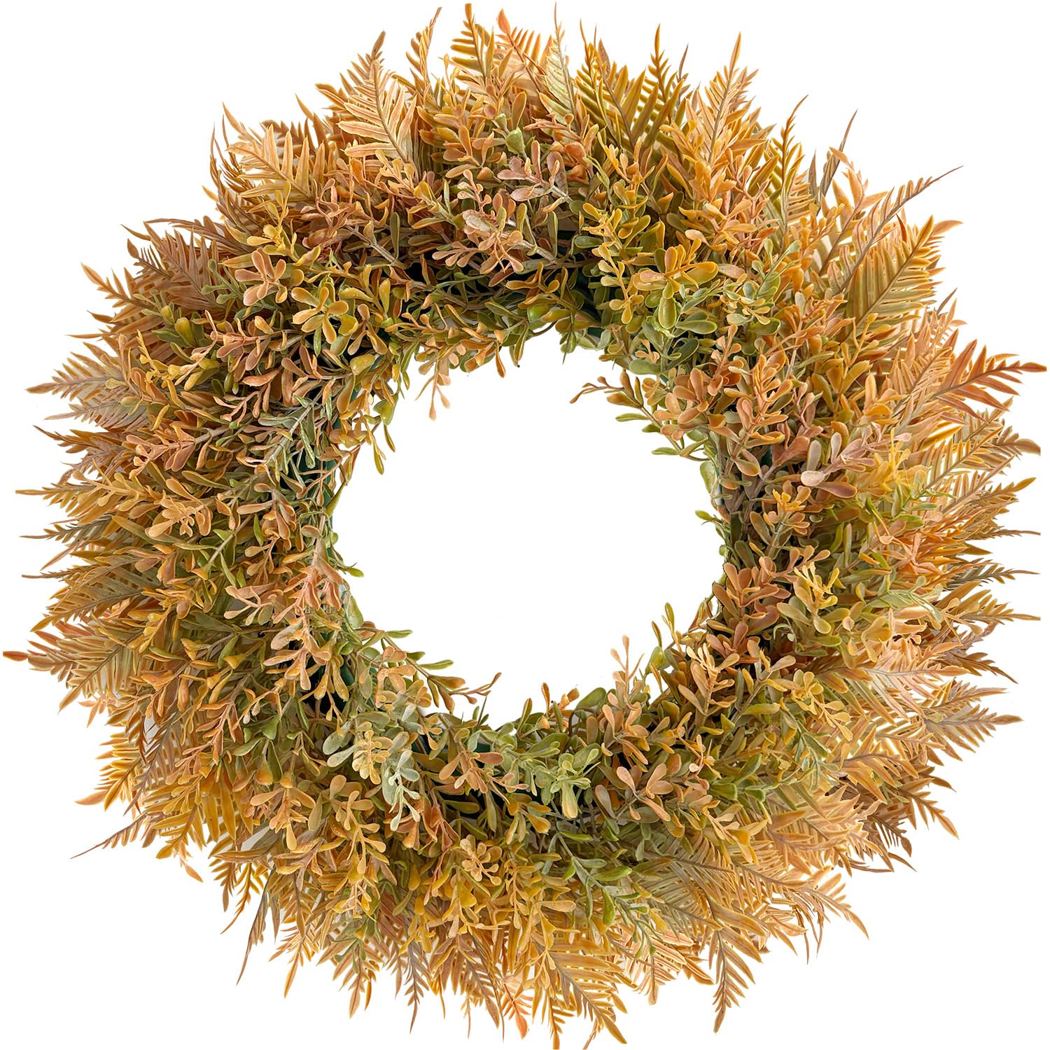 HipTree Fall Fern Eucalyptus Wreath