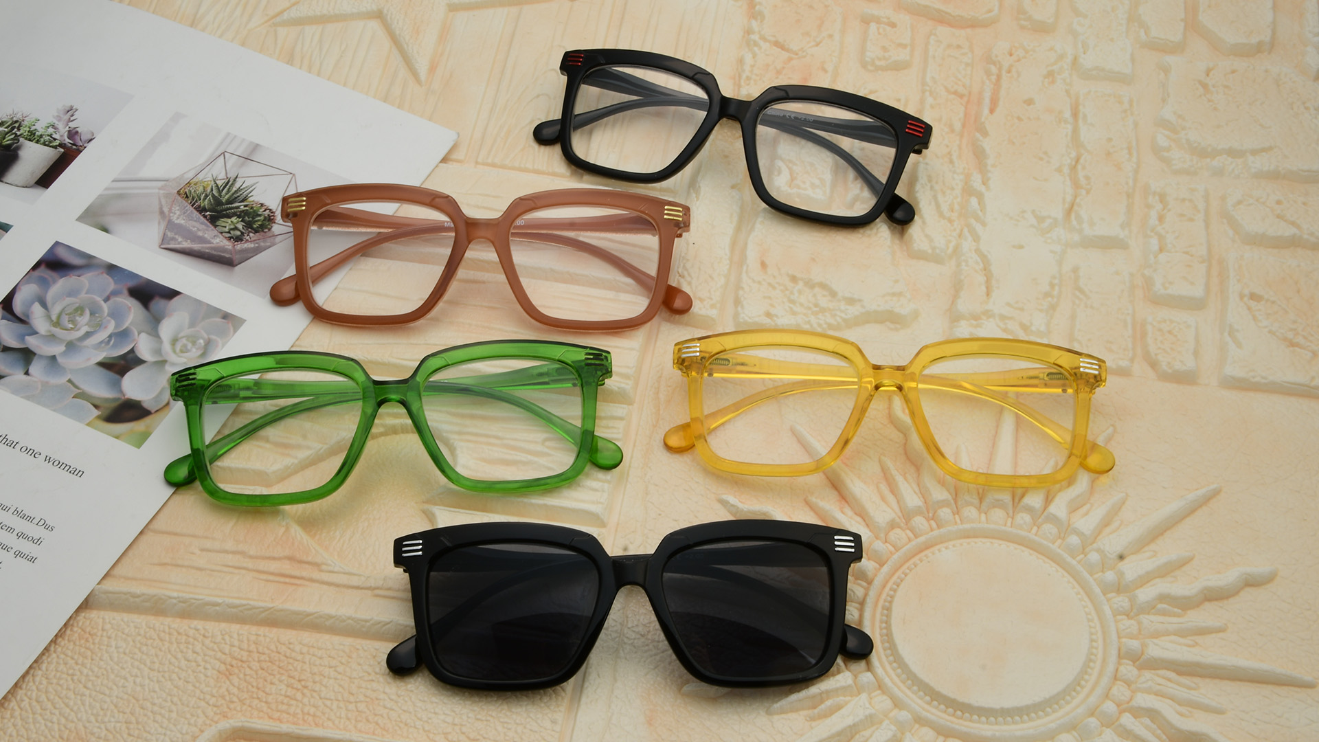 Amazon.com: Eyekepper 5-Pack Square Reading Glasses for