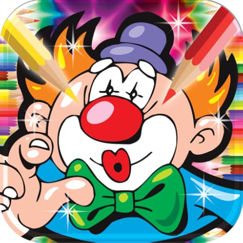 Livro de colorir palhaço