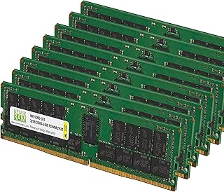 256GB Kit (8 x 32GB) DDR4-2400 PC4-19200 ECC Registered Memory for ASRock Rack EPYCD8-2T Board by NEMIX RAM