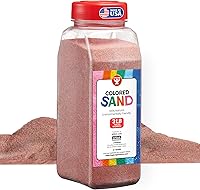 Vista 14 de Hygloss Products - Arena de juego de colores , balde de arena de manualidades colorido, 1 libra, arcoíris brillante