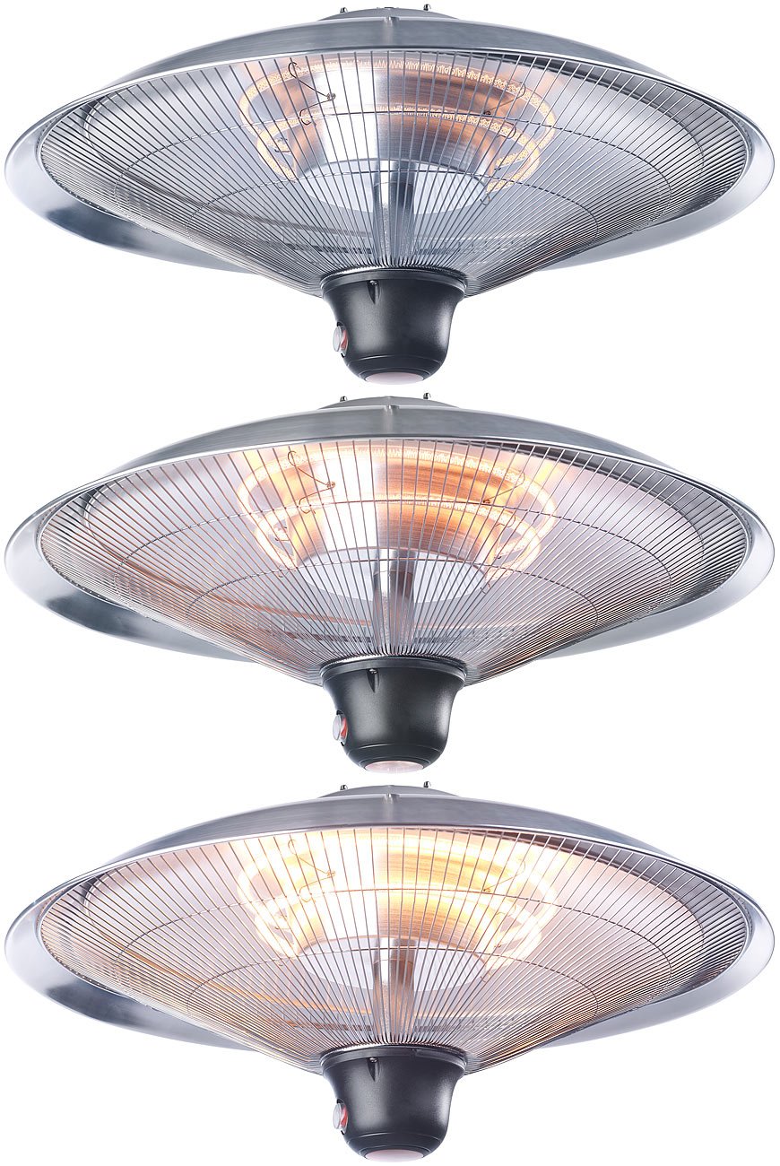 Semptec Deckenheizstrahler Mit LED-Licht - 2000W Infrarot Heizung