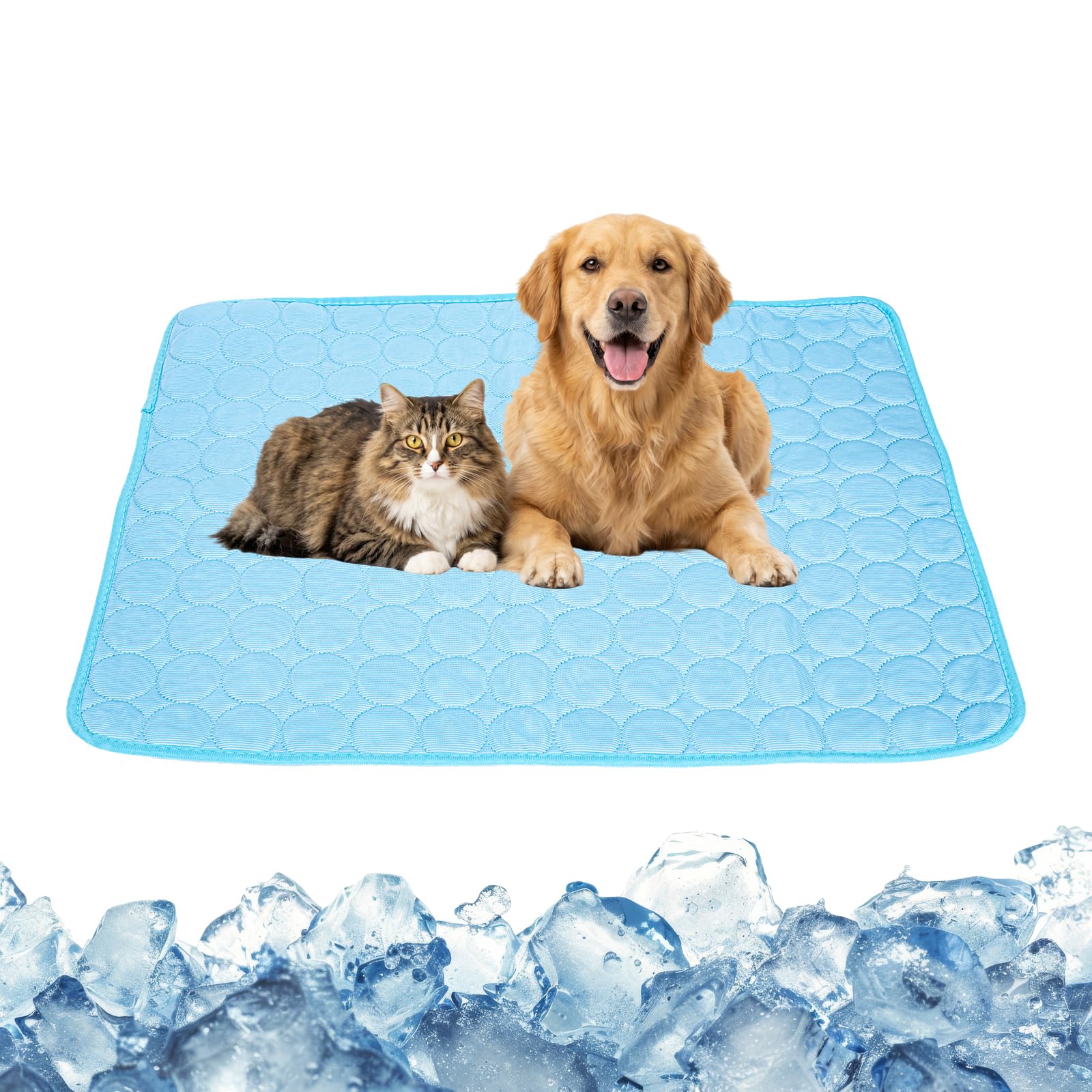 Kunoli Dog Cooling Mat, Pet Cooling Mat for Dogs Cats, Cool Mat