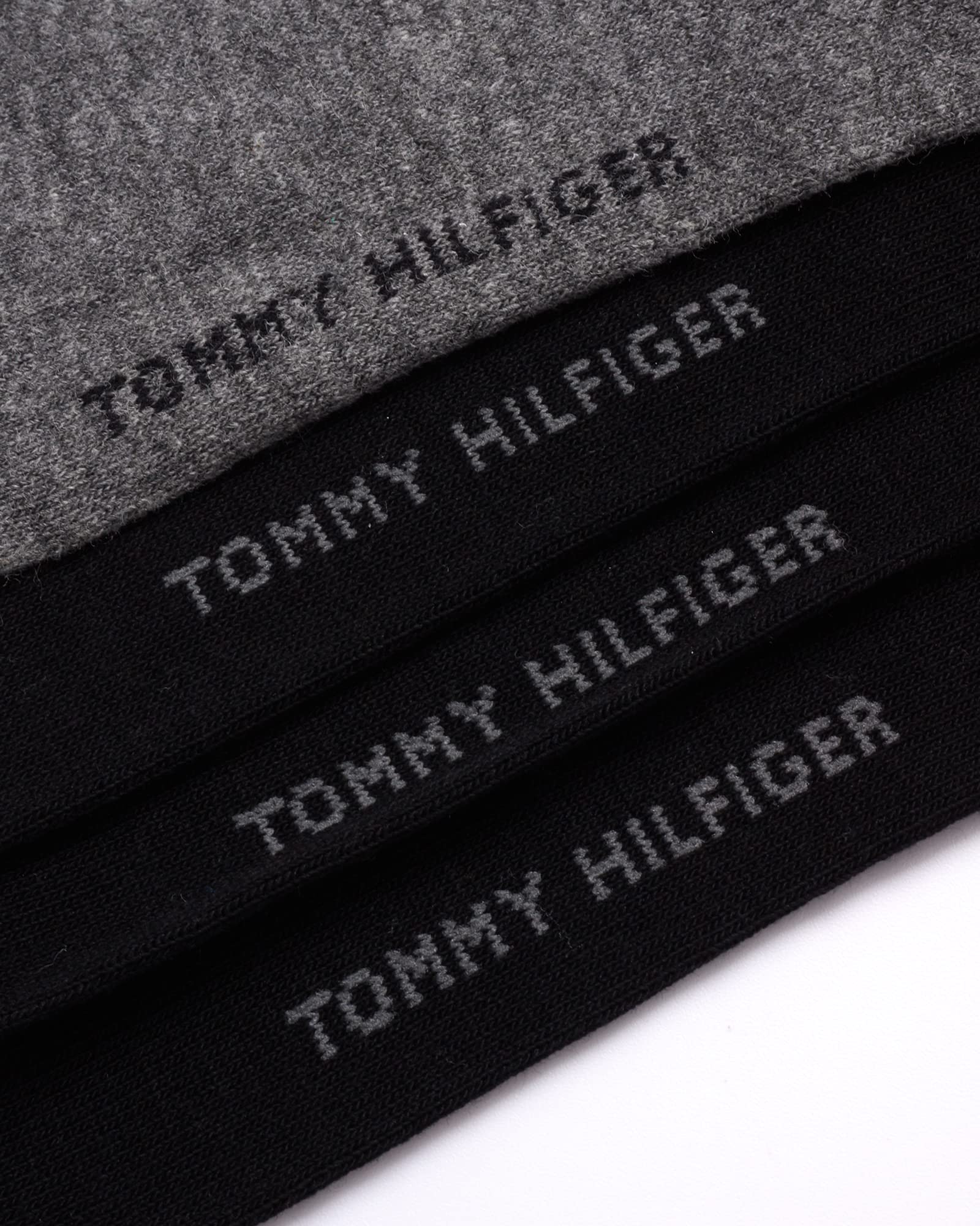 Tommy Hilfiger Calcetines de vestir para hombre, paquete de 8 calcetines ligeros de trabajo diario para hombre para uso casual y formal