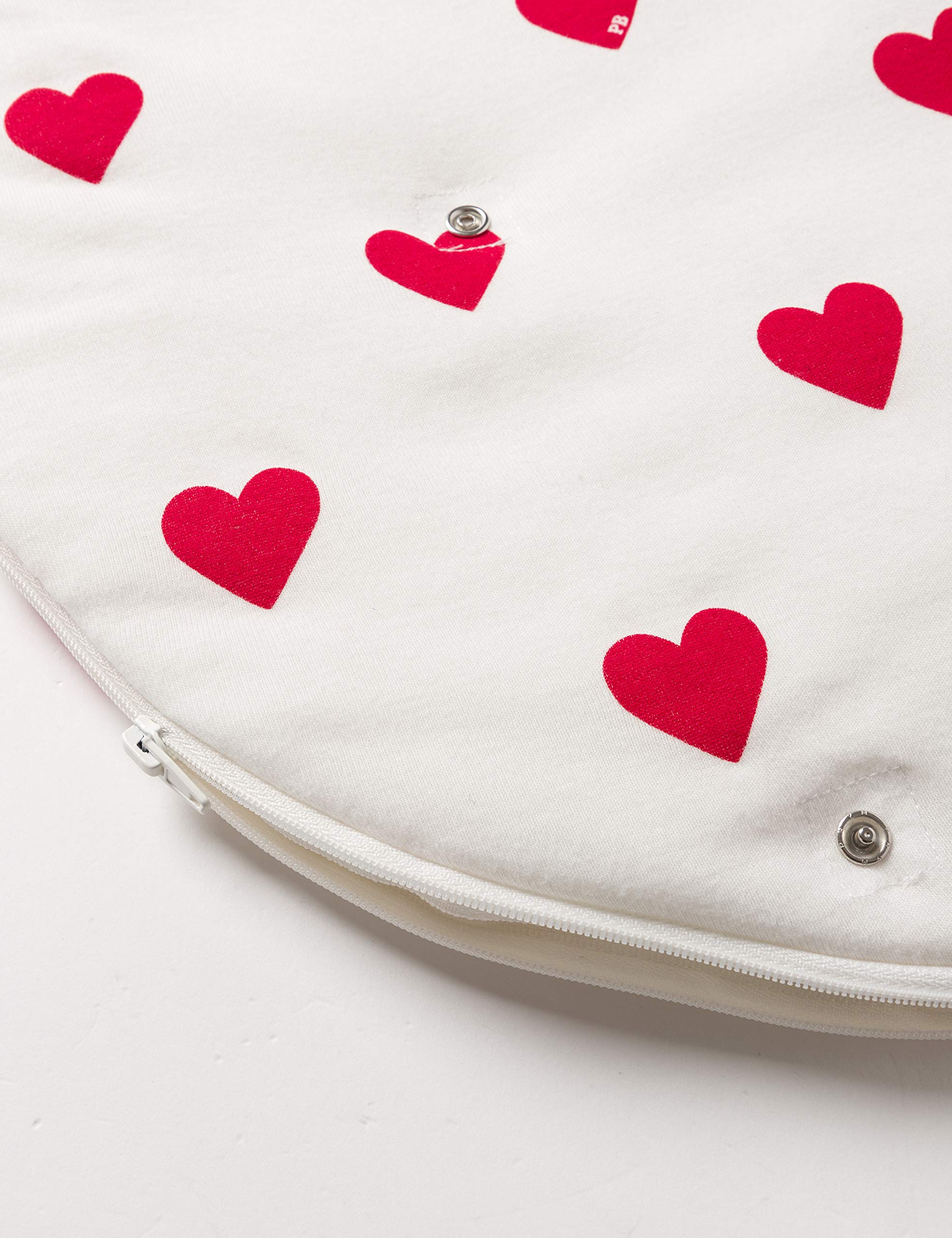 Petit Bateau A0BTS Śpiwór Bez Rękawów, Marshmallow/Terkuit, 6-18 Mois Unisex-Bimbi, Marshmallow/Terkuit, 6-18 mesi