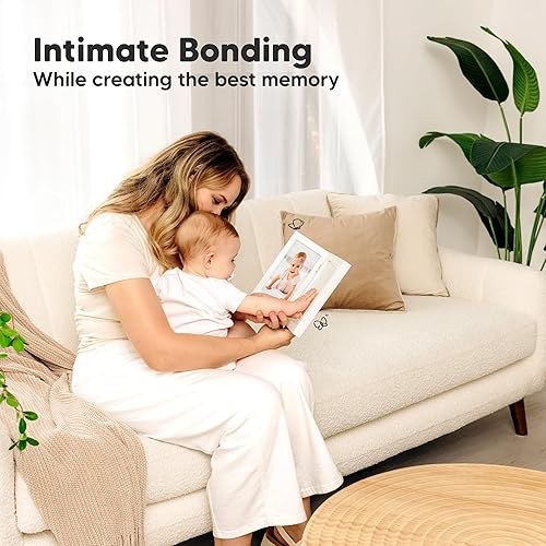 Miniatura 8 de KeaBabies Kit personalizado de manos y huellas para bebé, arcilla de secado rápido, kit de pies de recuerdo y huellas de manos para recién nacidos,