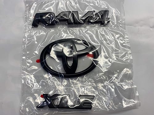 Toyota RAV4 XLE Blackout Negro Emblema Superposiciones PT948-42192-02