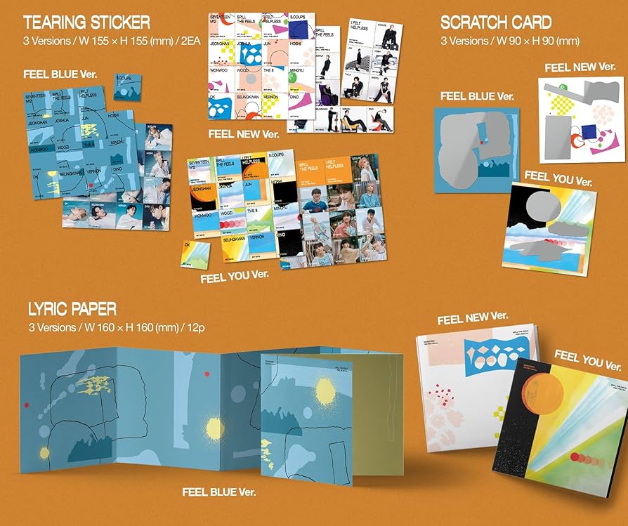 セブチ SPILL THE FEELS サノク キーリング ドギョム Amazon