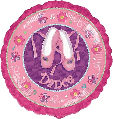 Ramo de globos de baile de bailarina, 7 piezas, para decoración de fiesta de cumpleaños rosa