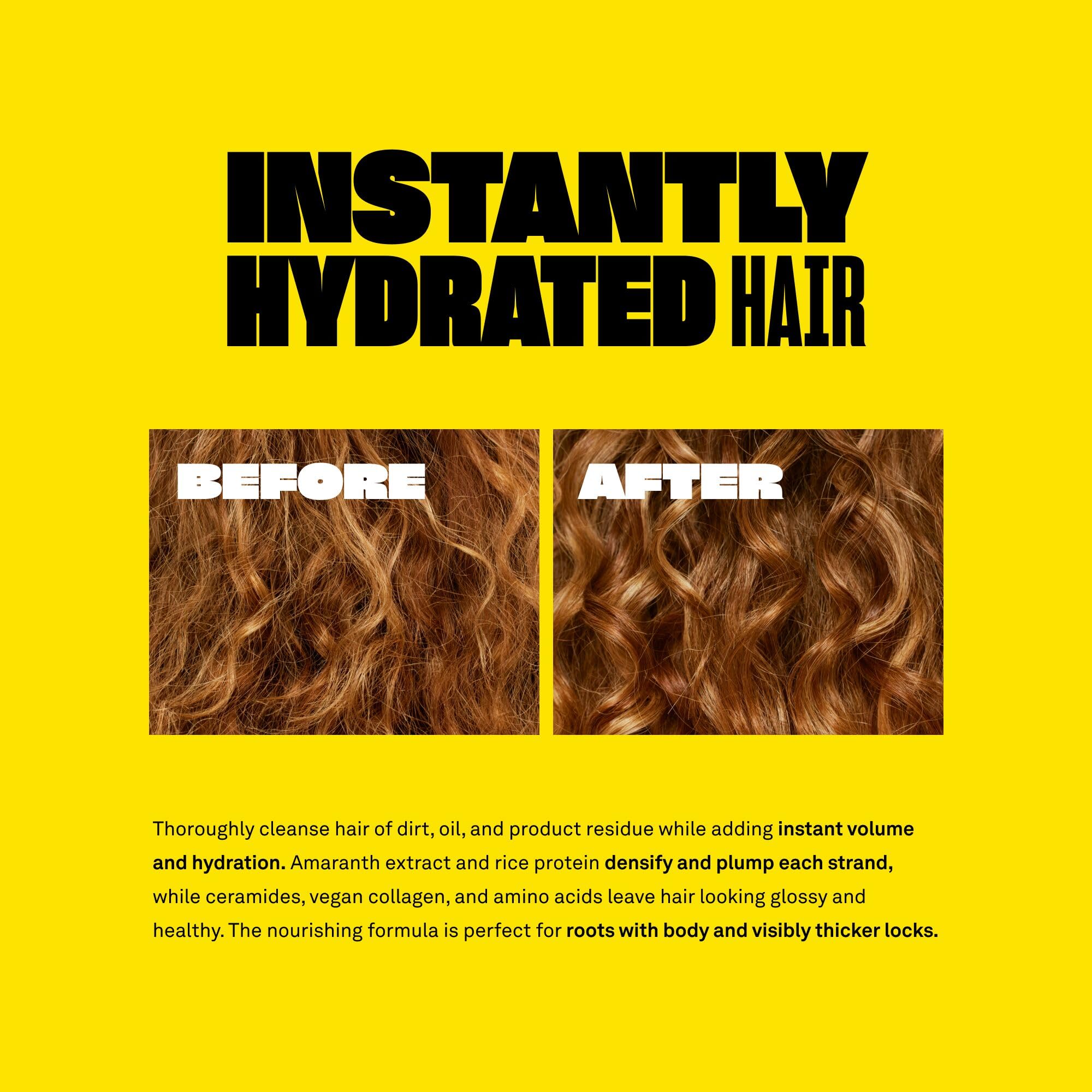 BABE ORIGINAL Densifying Shampoo for Thicker Hair, 13.5 fl oz