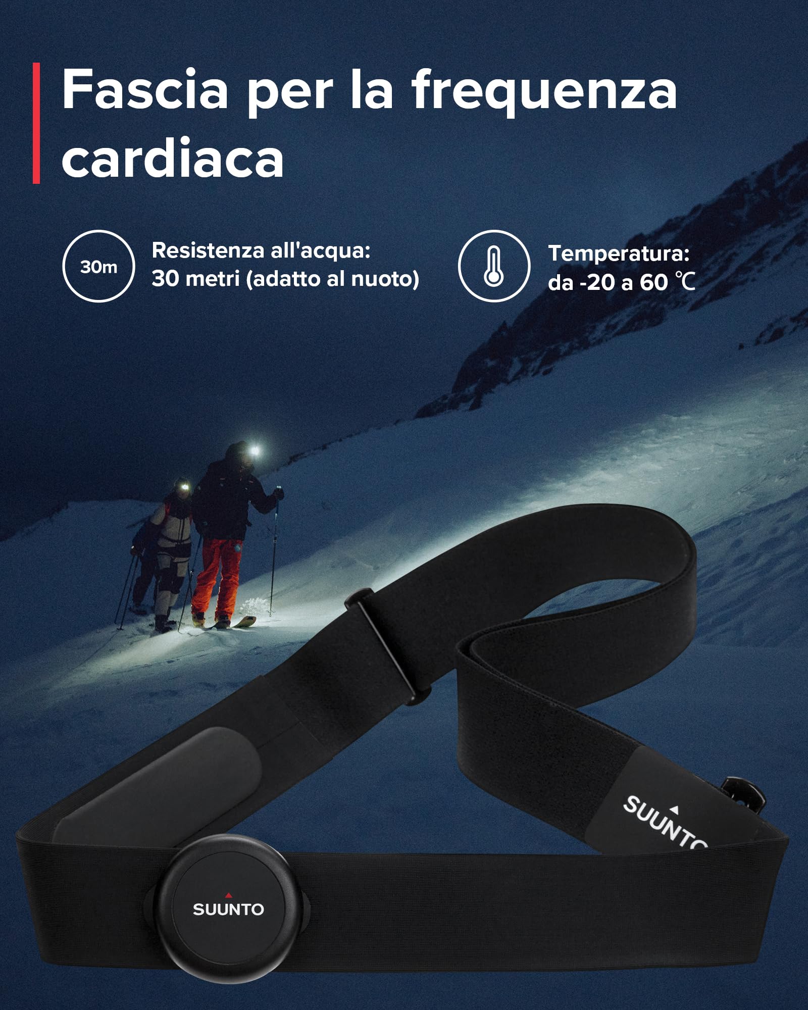SUUNTO Vertical Orologio Sportivo, Smartwatch Impermeabile GPS Activity Tracker Mappe Offline, Monitoraggio Salute 24/7, 95+Sport, Cardiofrequenzimetro Altimetro Barometro, Ricarica Solare Opzionale