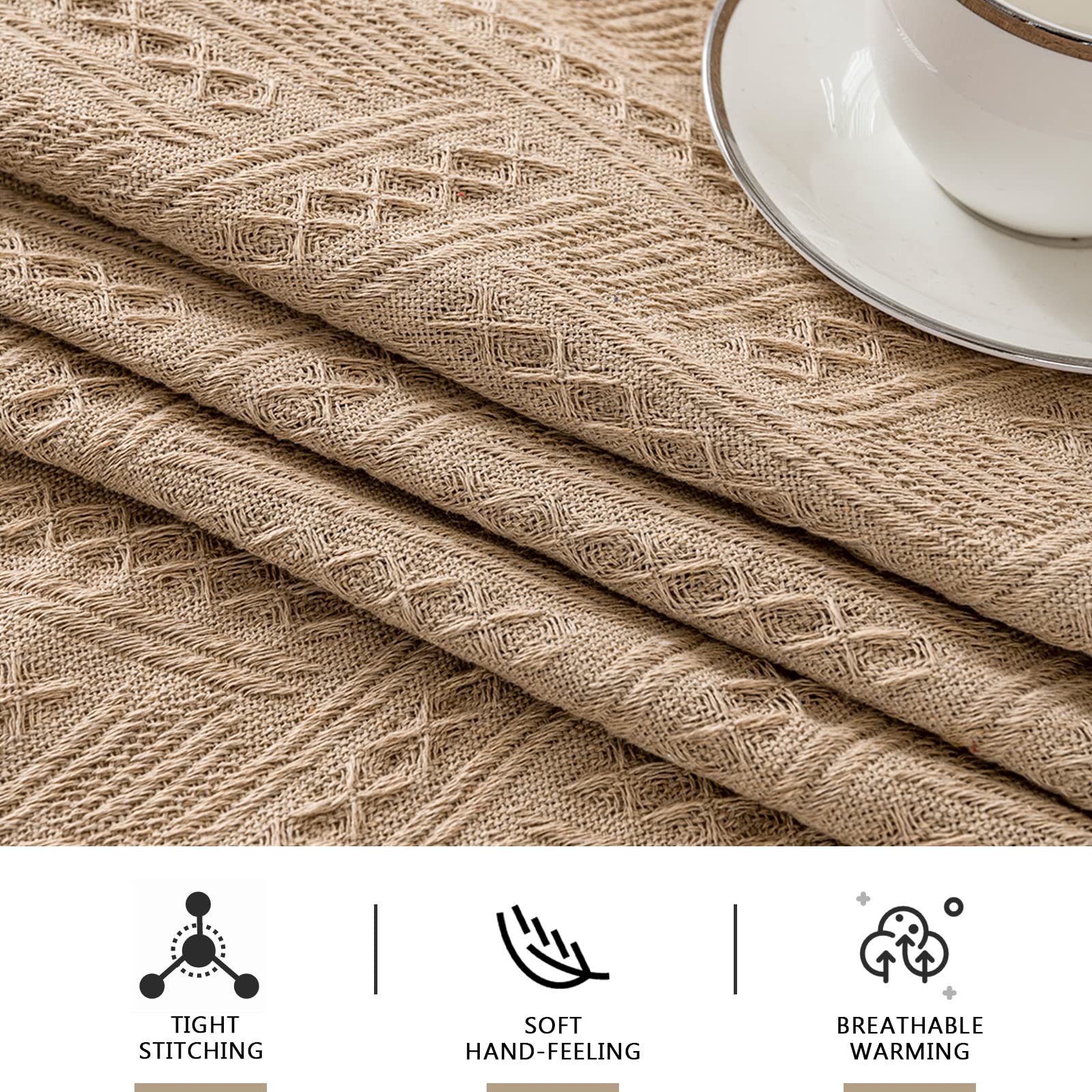 Copridivano Lavabile In Ciniglia MEETSKY - 180x300 Cm, Verde Salvia, Con Nappe, Antiscivolo, Per Divano A 2 Posti