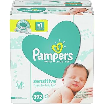 target pampers sensitive wipes