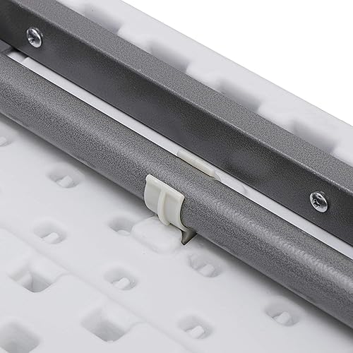 Miniatura 7 de ZENY Mesa plegable portátil de 3 pies, mesa de picnic para interiores y exteriores, mesa de plástico para cenar