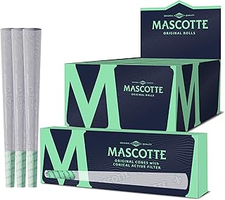 Mascotte® Original Cones mit Aktivkohlefilter 3 x 10 Kartons | Vorgedrehte Hülsen mit Filtertips aus Keramik | Pre Rolled ...