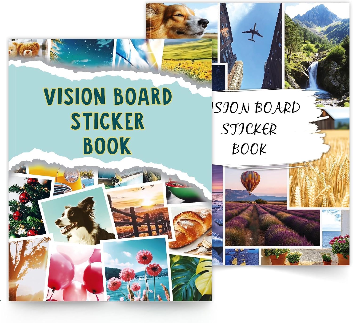 Vision Board Supplies Magazines Junk Journal Supplies Gifts for Women | Vision Board Book Stickers Vision Board Kit with Aesthetic Images & Motivational Quotes