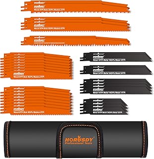 Sponsored Ad - HORUSDY 34-Piece Metal Reciprocating Saw Blade Set & Wood Pruning Reciprocating Saw Blades, High-Quality Sa...