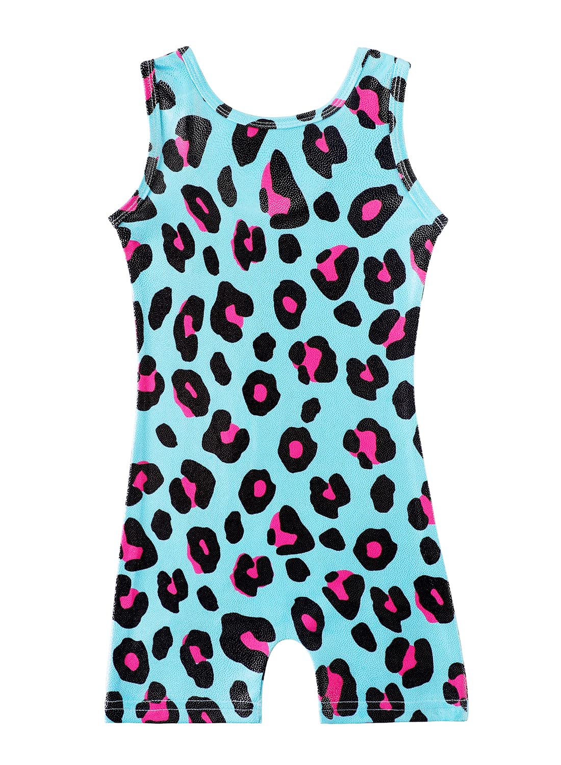 HOZIY Gymnastics Leotards for Girls with Shorts Toddlers Biketards Rainbow Unicorn Dinosaur Mermaid Leopard Flower Galaxy