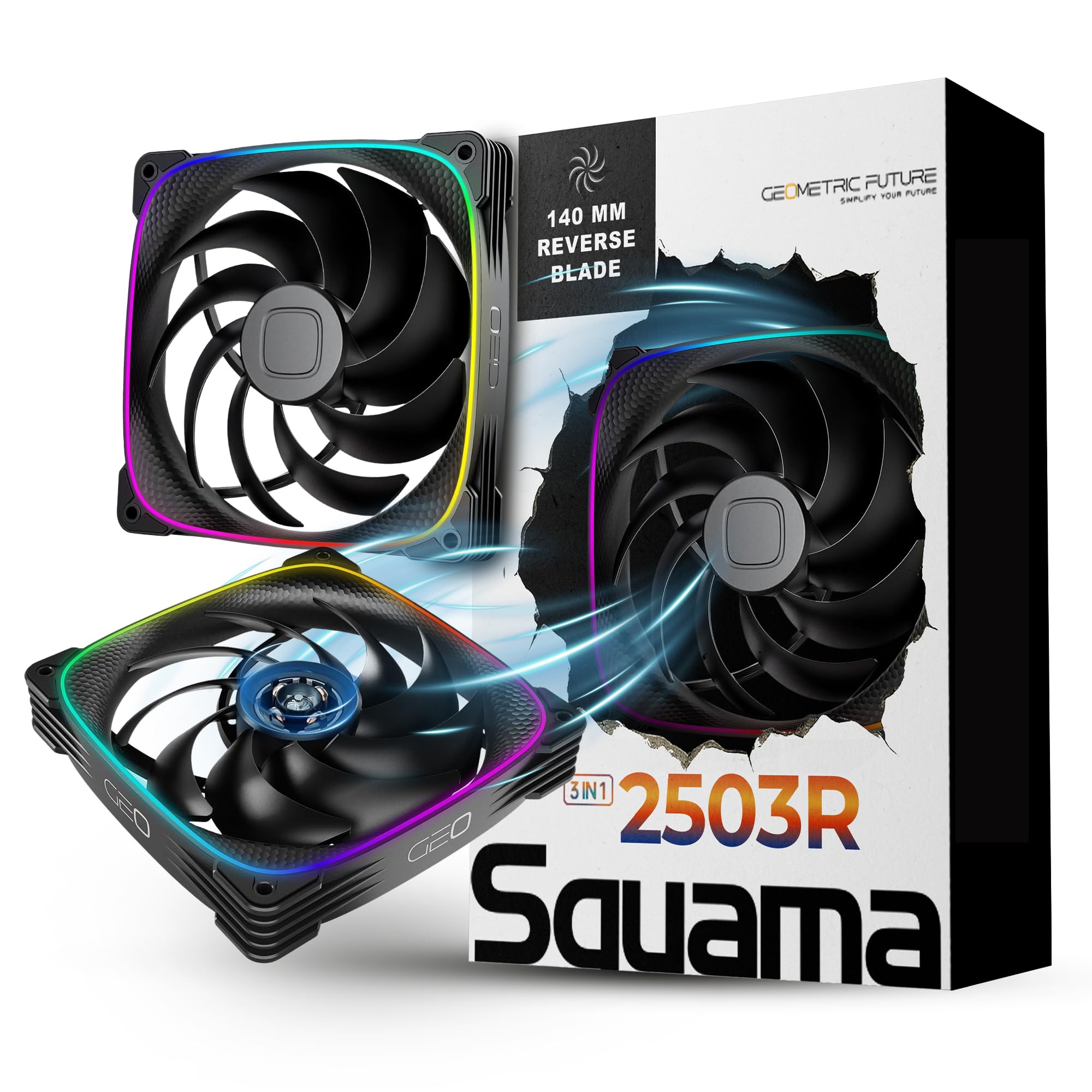 Ventilateurs de boîtier Squama 2503R d'une finition haut de gamme - 8