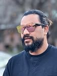 FEISEDY Trendy Rimless Lunettes de soleil miroir à une pièce B4114