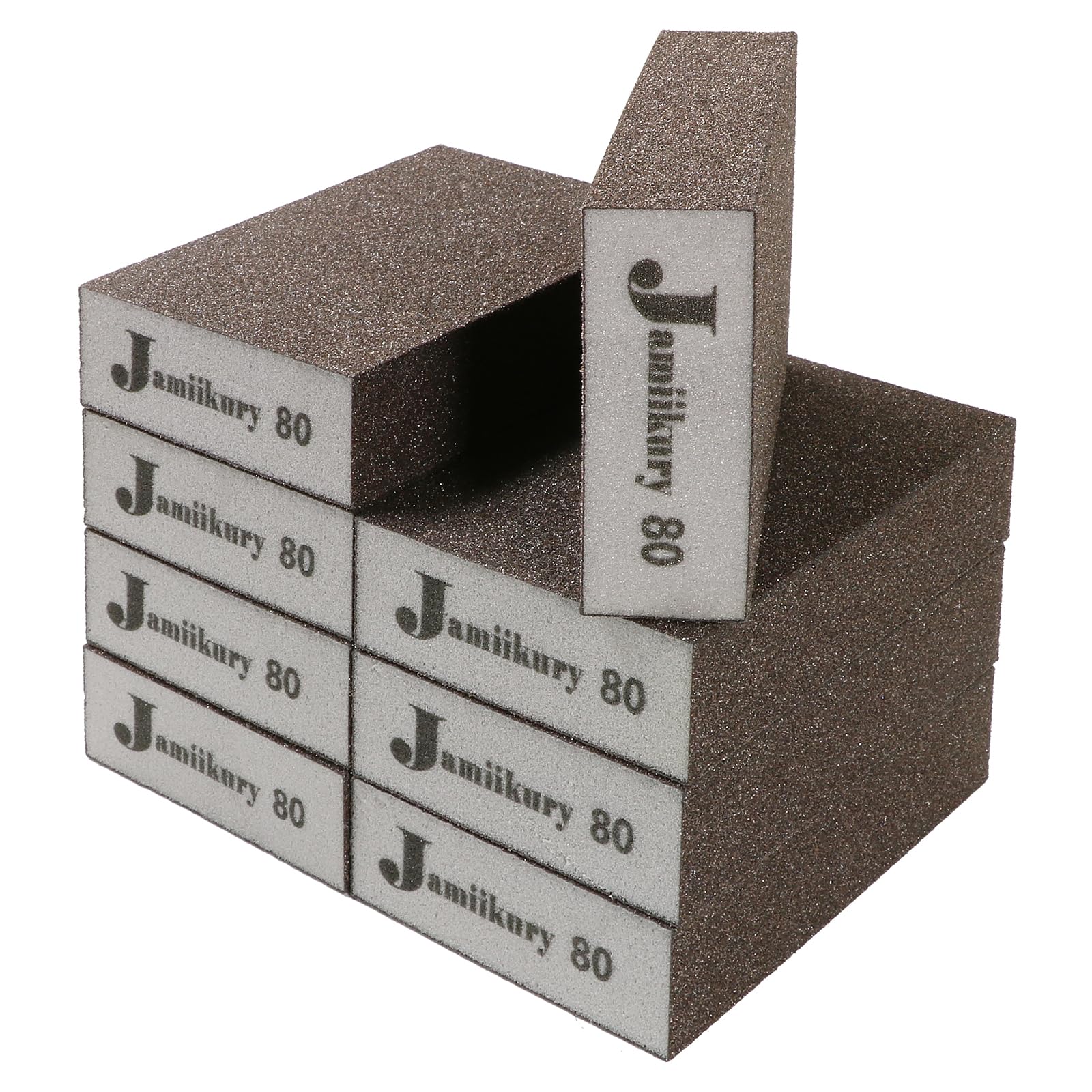 Jamiikury 220 Grit Sanding Sponges - 8 Pack -8