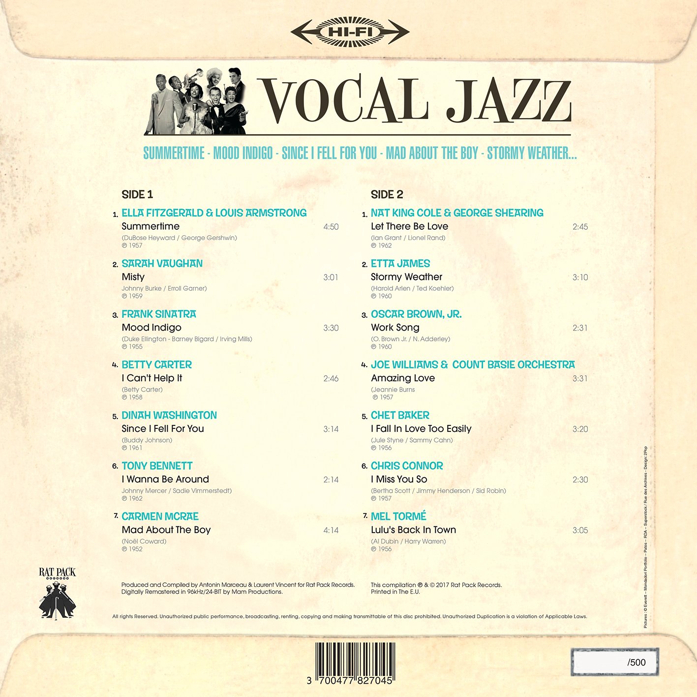 VOCAL JAZZ -LP+CD-