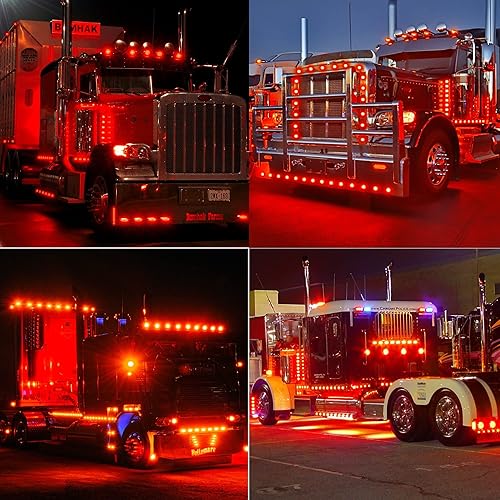 Miniatura 19 de ALFU DC12-24V IP68 - Kit de luces LED impermeables para remolque, luces LED delanteras y traseras, indicadores de liquidación de luz para caravana