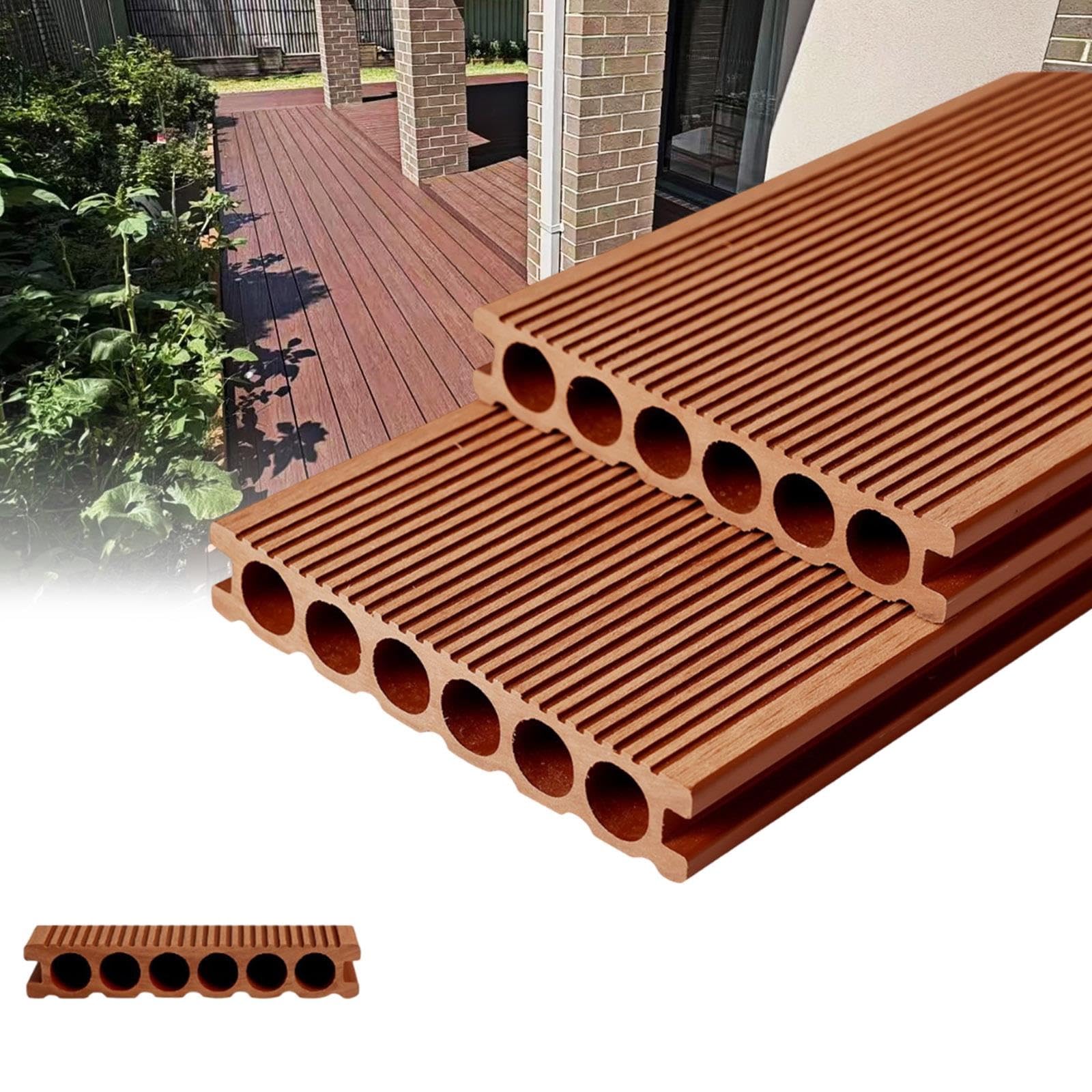Baldosas de composite (madera y plástico) para terrazas, patios y jardines
