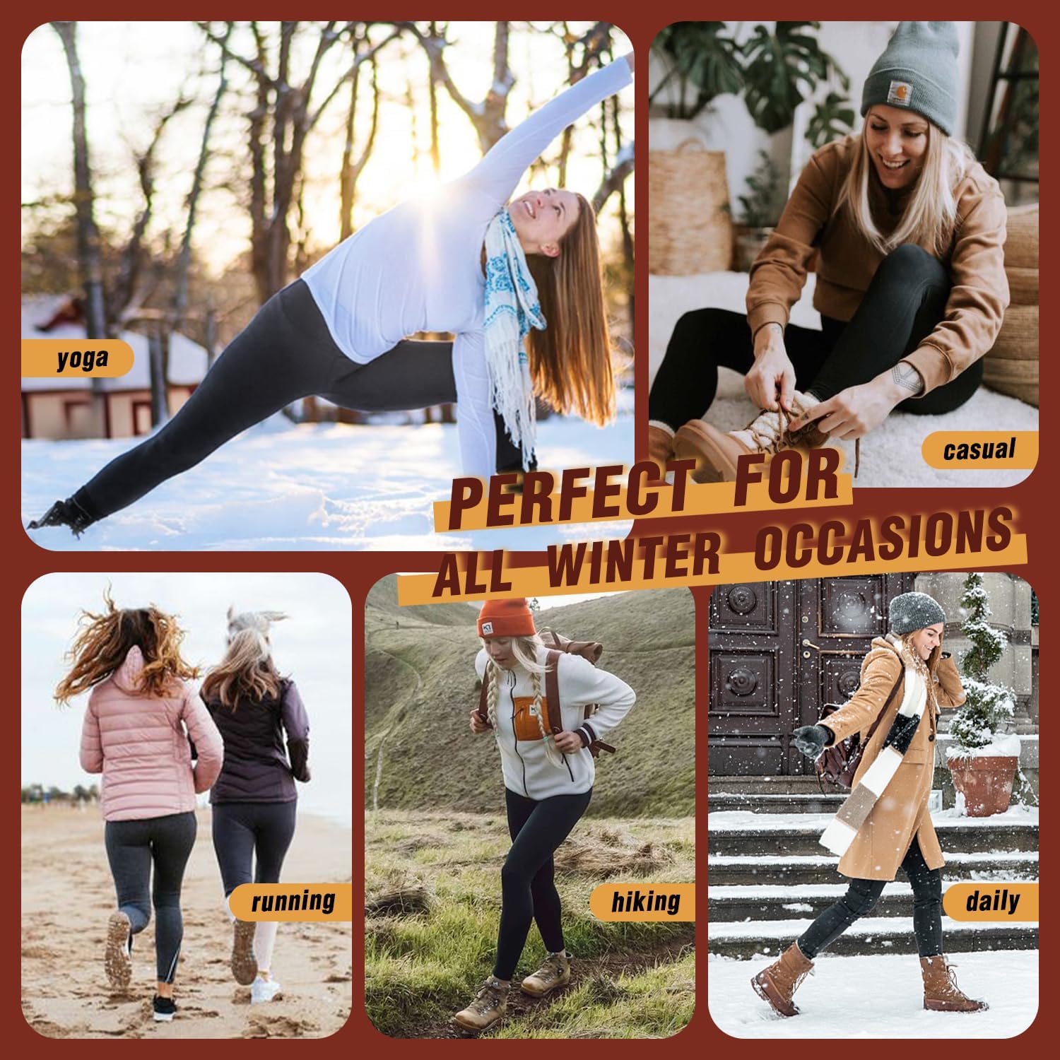 Hi Clasmix Pantalones, Opaco para Mujer