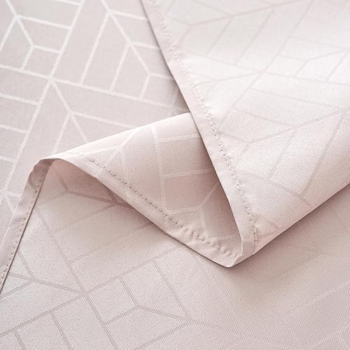 Miniatura 159 de Mantel Redondo Dorado Mantel de Mesa con Patrón de Hojas Borde Festoneado Sedoso Suave Impermeable Lavable 50 Pulgadas Cubierta de Mesa de Tela