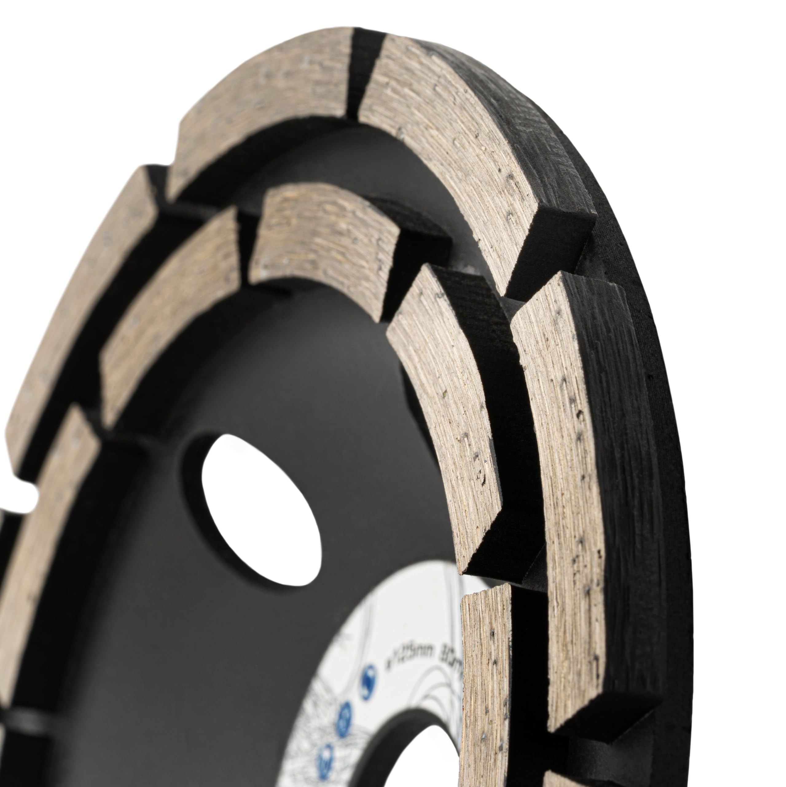 Profi Diamant Schleiftopf 125 mm für Beton, Stein, Fliesenkleber uvm. - Diamantschleiftopf 125mm für Winkelschleifer | rendech®