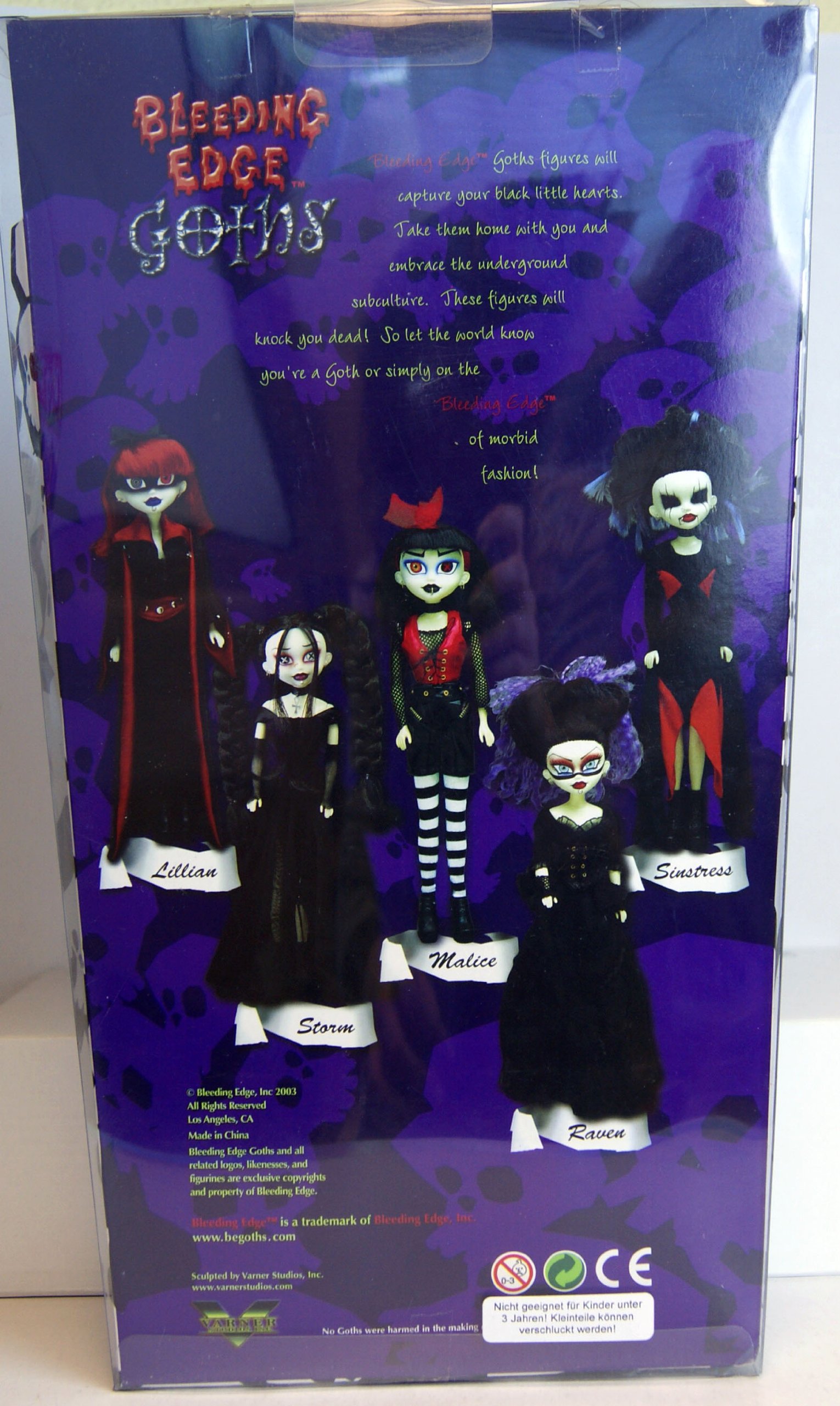 Amazon.com: Bleeding Edge Goths Sinstress BeGoths Collectible Doll