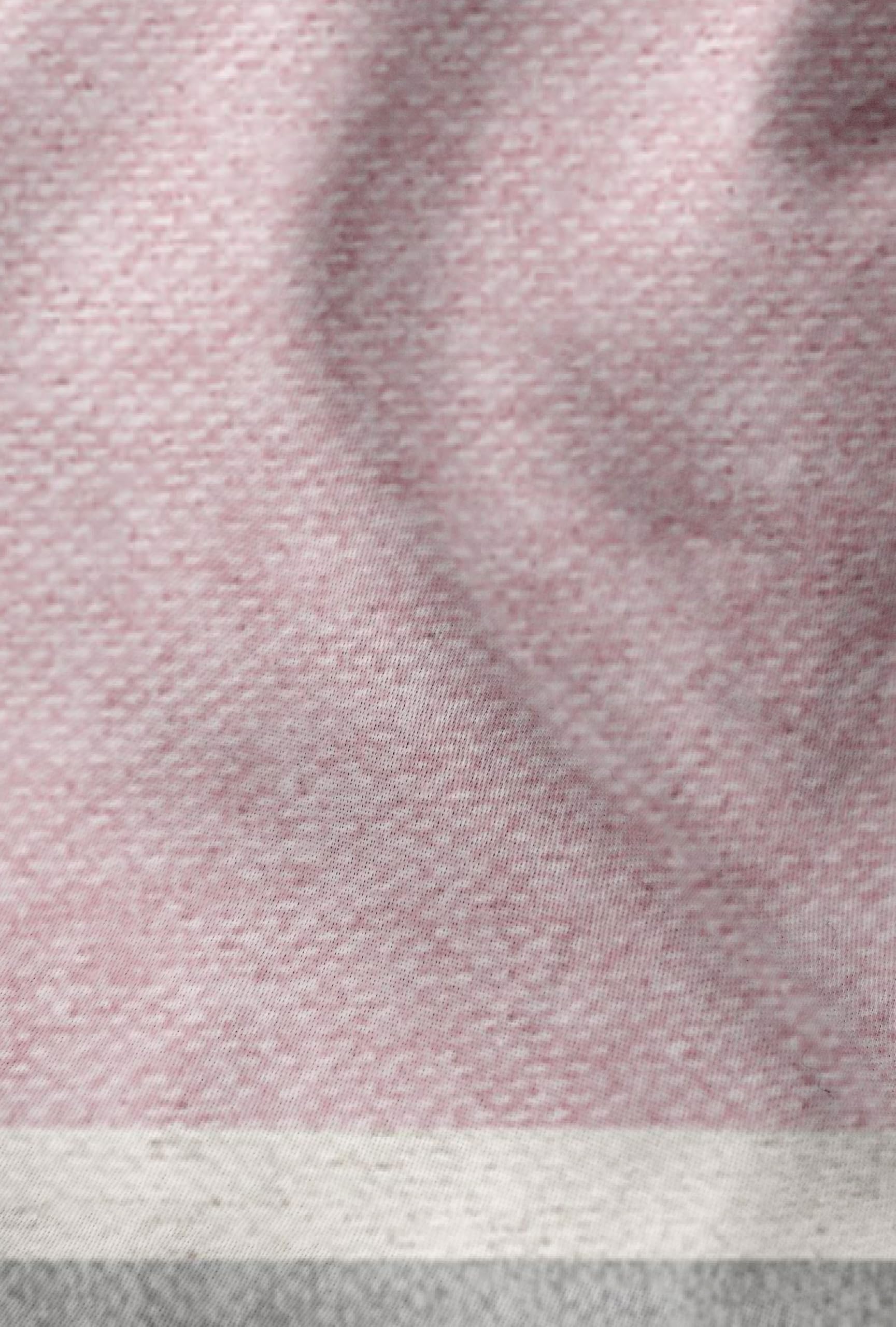 biberna Premium Melange-Flanell Bettwäsche 155x220 cm rosa | Biber 2-teilig mit Kissenbezug 80x80 cm | 100% Baumwolle | wärmend & weich | Reißverschluss | Winterbettwäsche | Streifen | Modell 0840506