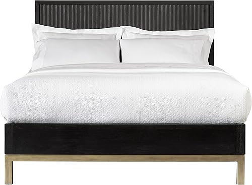 Miniatura 8 de Modus Furniture Cama de madera maciza, California King, Kentfield, roble negro a la deriva