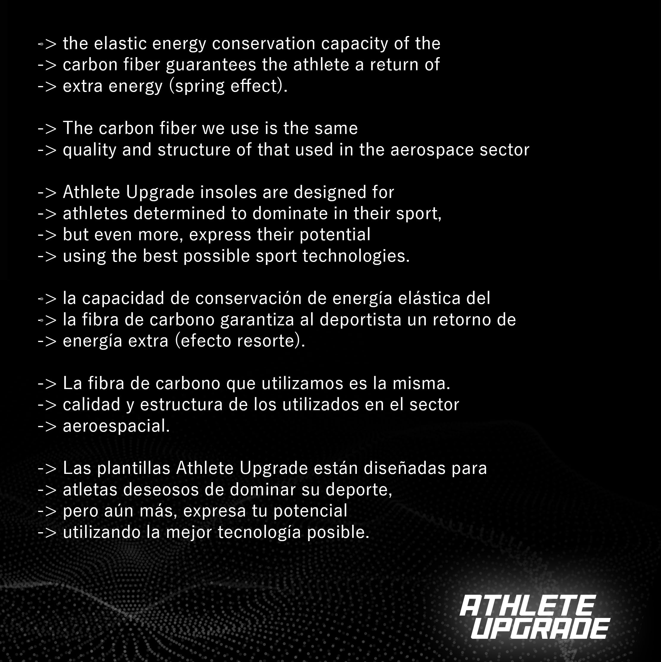 Insoles en fibre de carbone, professionnelles pour le sport, 1 paire, Taille 45