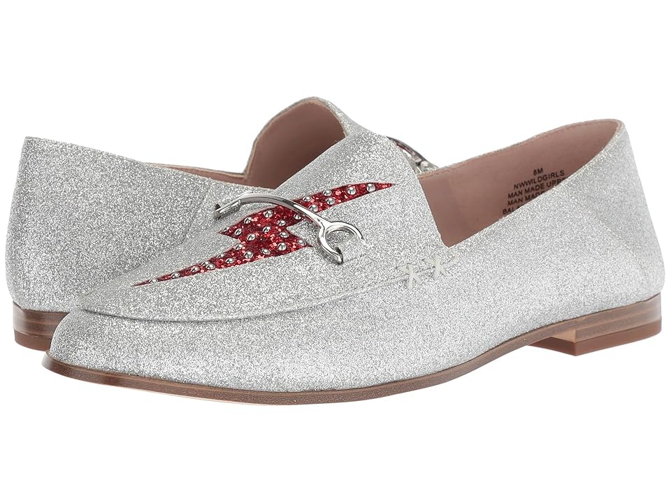 

Nine West Wild Girls Loafer (Silver/Red Synthetic) Women's Shoes